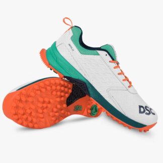 Jaffa 22 Cricket Shoes (White / Sea Green)