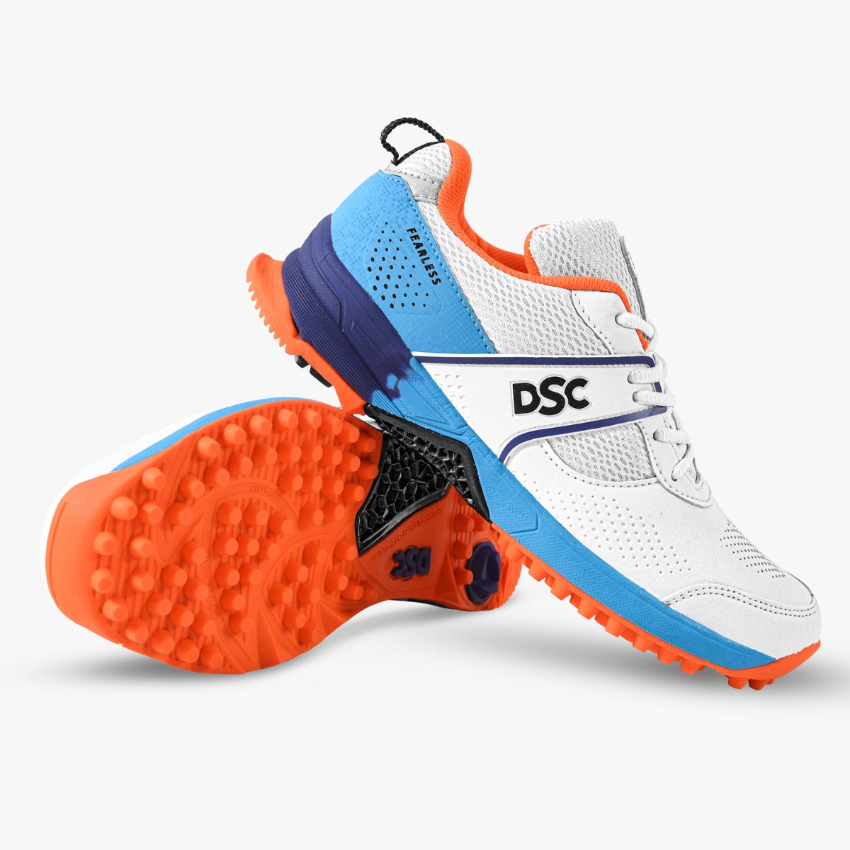 Jaffa Neo Cricket Shoes (Blue / Orange)