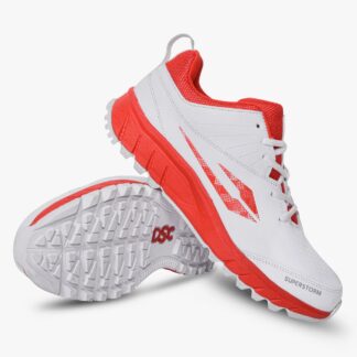 Superstorm Cricket Shoes (Red / White)