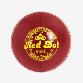 Red Dot Leather Ball