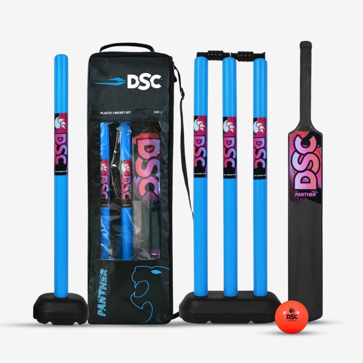 Panther Cricket Set (Blue, Junior)