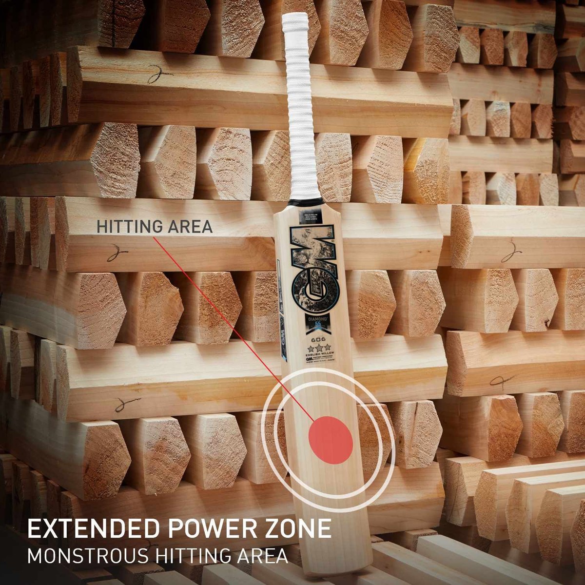 GM Diamond 606 English Willow Bat
